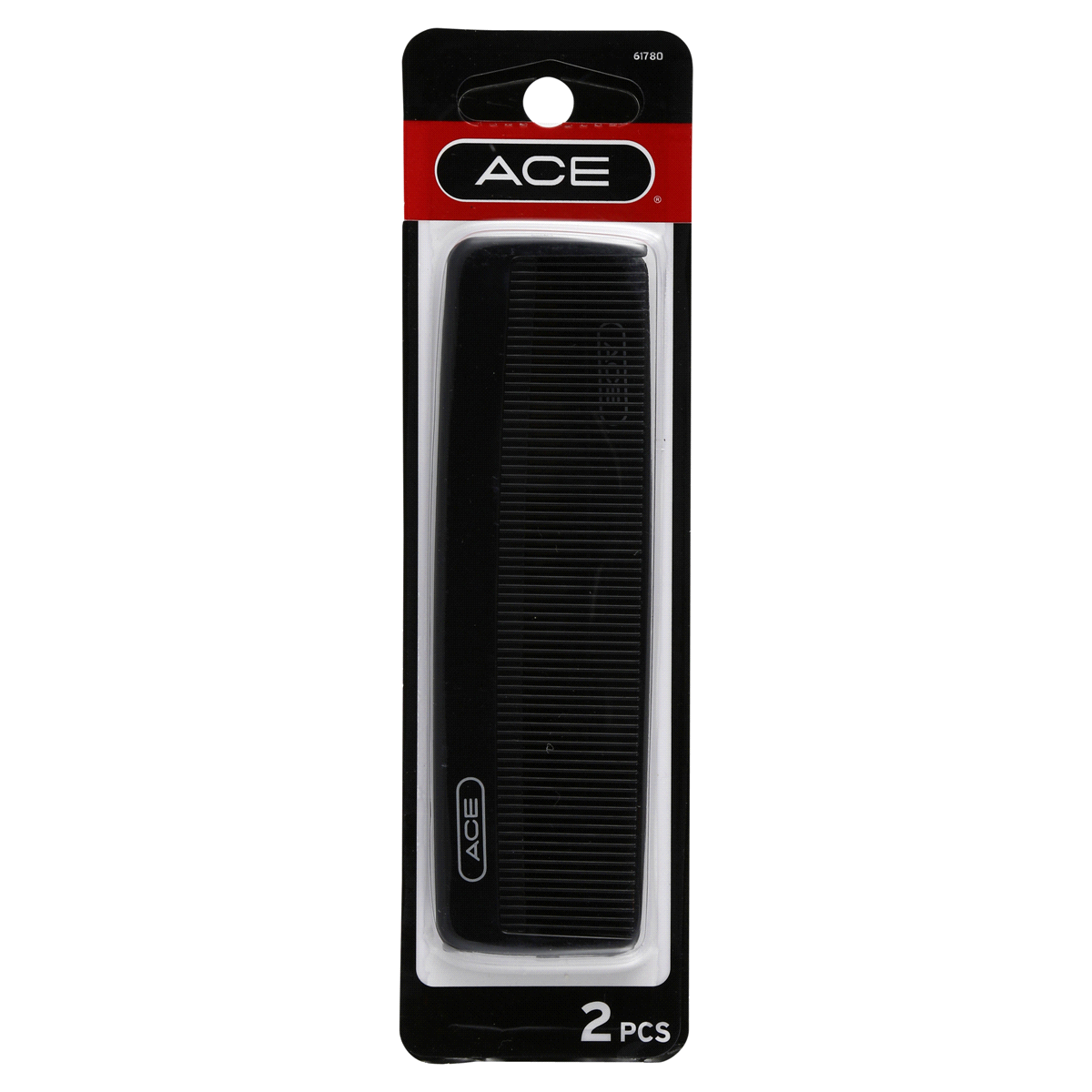 slide 1 of 1, ACE 5 Pocket Combs Black, 2 ct