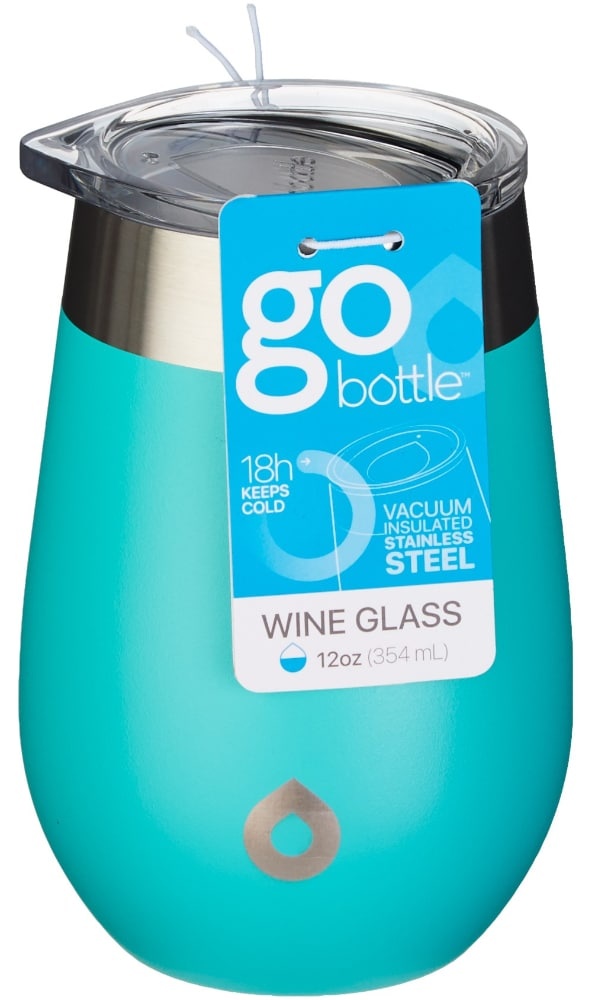 slide 1 of 1, Gobottle Wine Tumbler - Mint, 12 oz